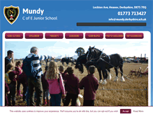 Tablet Screenshot of mundyjunior.org